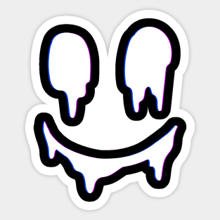 Happy Drip Face Sticker